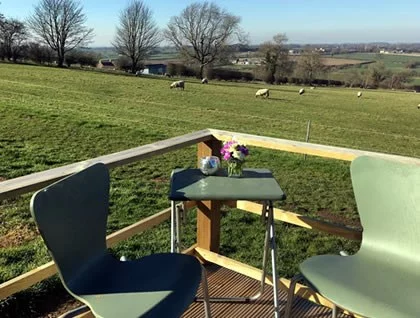 Bears Den Deck View Table and Chairs on your Own Decking - Glamping in style