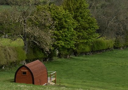 Dove Cote Springtime Dove Cote Camping Pod, Sentry Circle