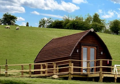 Sentry Circle Camping Pods North Yorkshire Wheelchari ramp accessible Glamping Pod